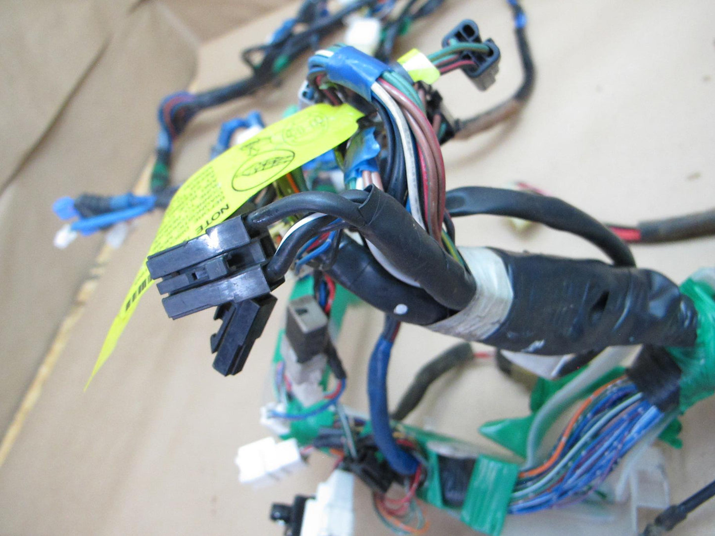 1991 Mazda RX7 Convertible NA A/T Engine Bay Body Wire Harness w Fuse Box OEM