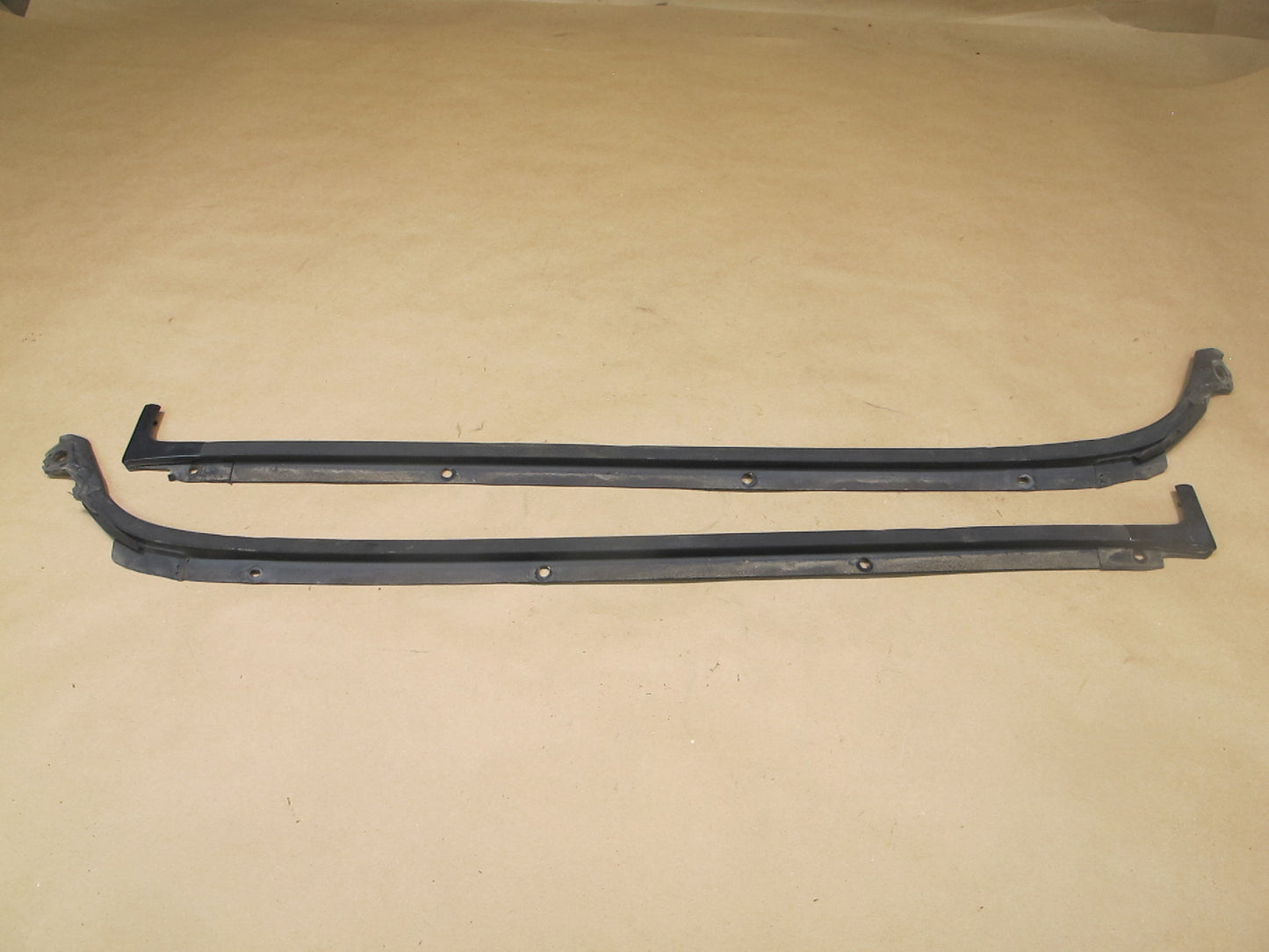 86-91 Mazda RX7 Set of 2 Front Windshield Pillar Trim Moldiing Cover OEM