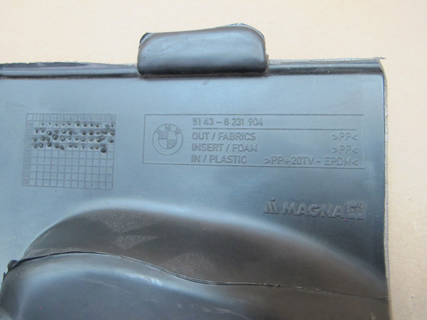 01-03 BMW E46 Convertible Set of 2 Rear Left & Right Trim Cover Panel OEM