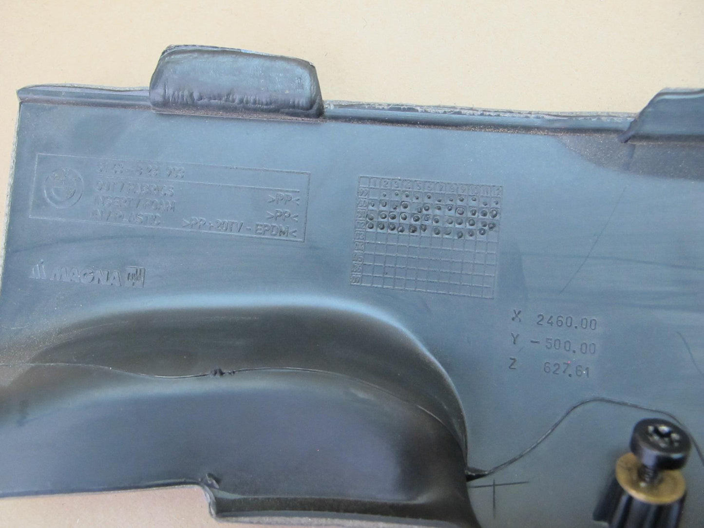 01-03 BMW E46 Convertible Set of 2 Rear Left & Right Trim Cover Panel OEM
