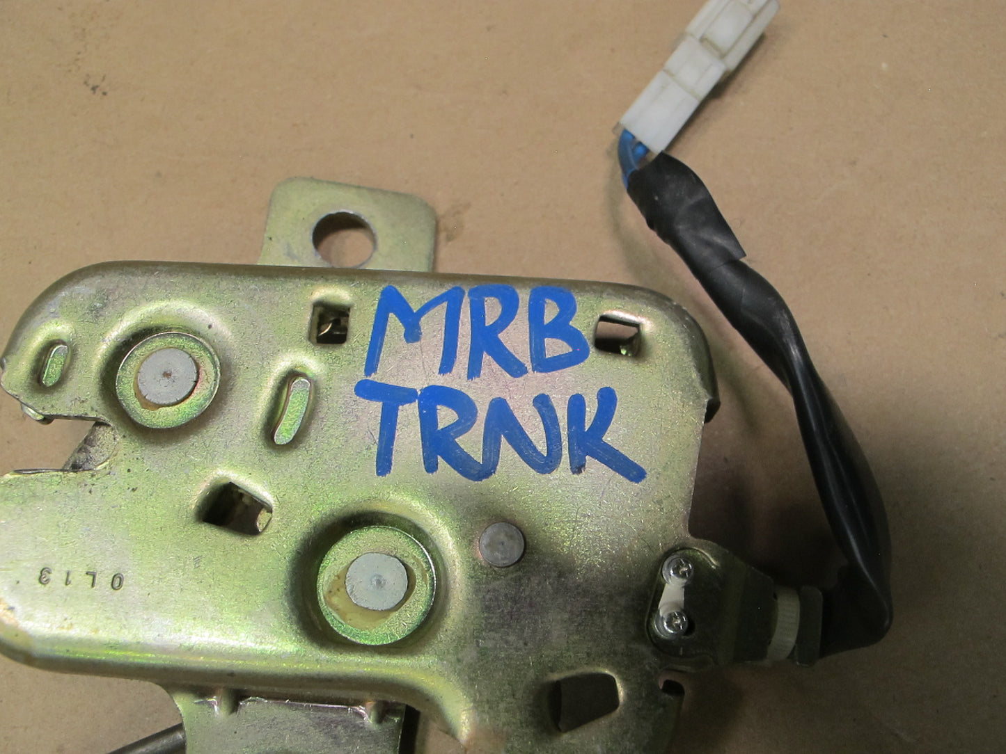 88-91 Mazda RX7 Convertible Rear Trunk Lock Latch Actuator OEM
