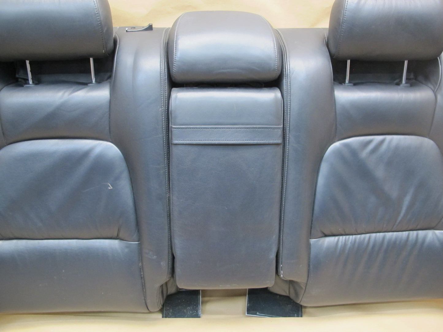 98-00 Lexus UCF20L LS400 Rear Upper & Lower Seat Cushion Leather Black OEM