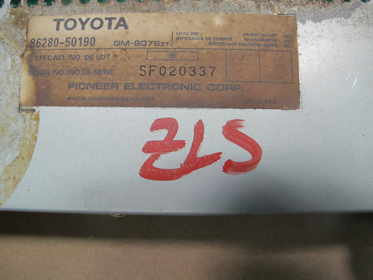 98-00 Lexus UCF20L LS400 Pioneer Radio Audio Amplifier AMP 86280-50190 OEM