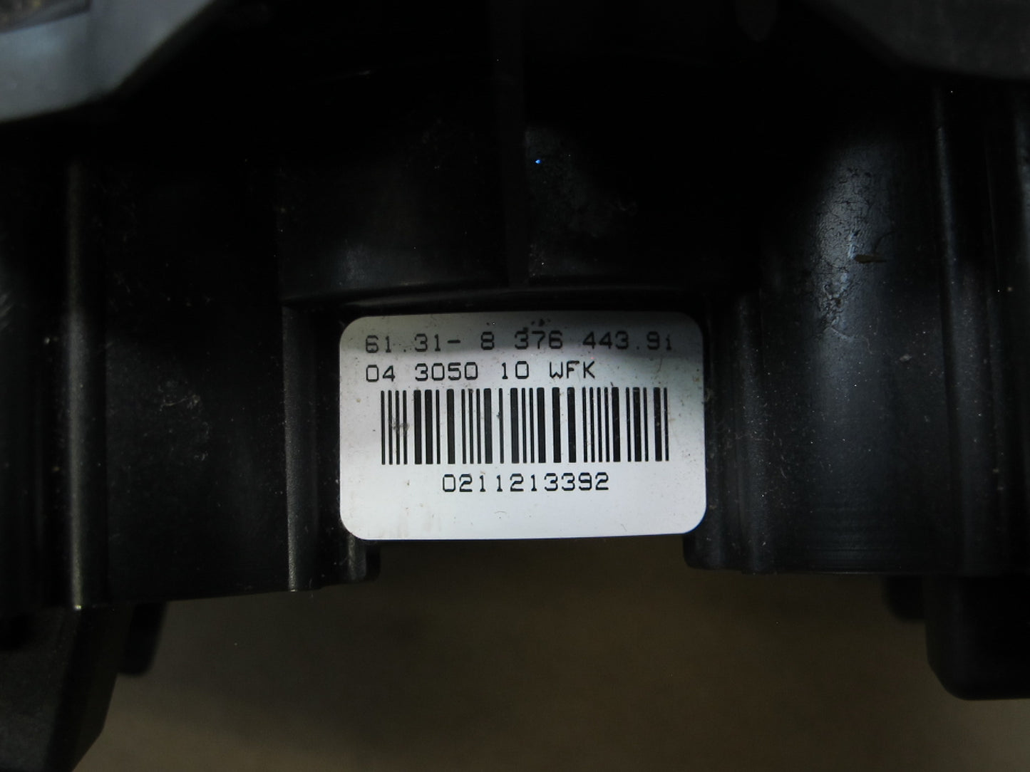 01-06 BMW E46 CONVERTIBLE STEERING COLUMN MULTI SWITCH CLOCK SPRING 8376443 OEM