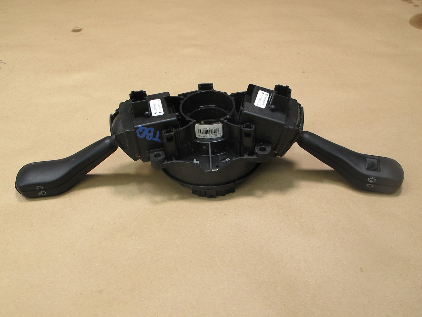 01-06 BMW E46 CONVERTIBLE STEERING COLUMN MULTI SWITCH CLOCK SPRING 8376443 OEM