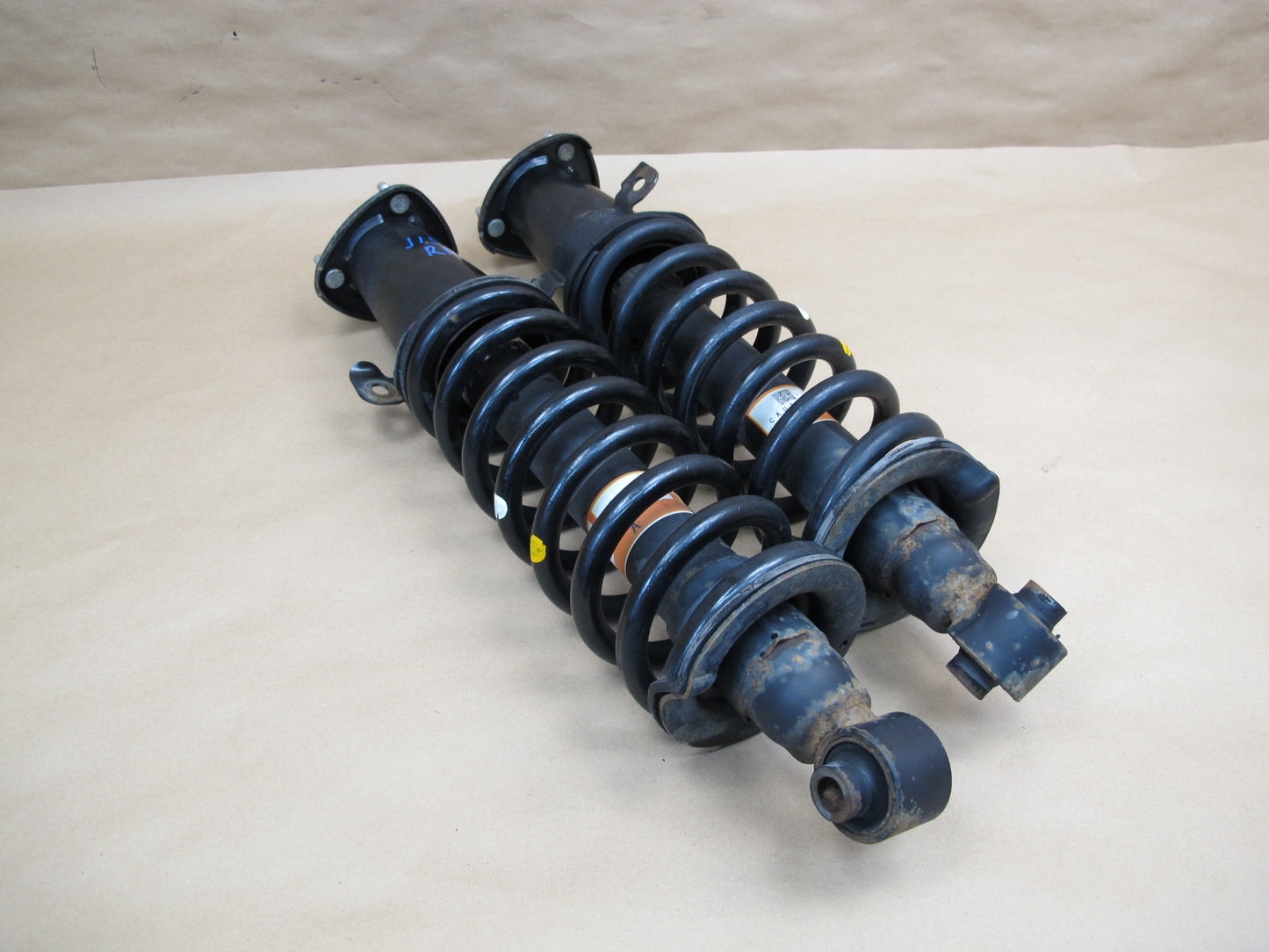 10-15 Lexus IS250 IS350 Convertible Rear Left & Right Side Shock Strut Set OEM