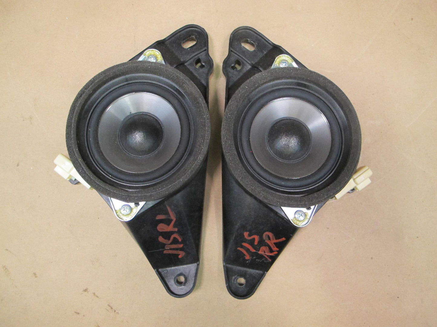 10-15 Lexus IS250 IS350 Convertible Rear Right Left Side Audio Speaker Set OEM