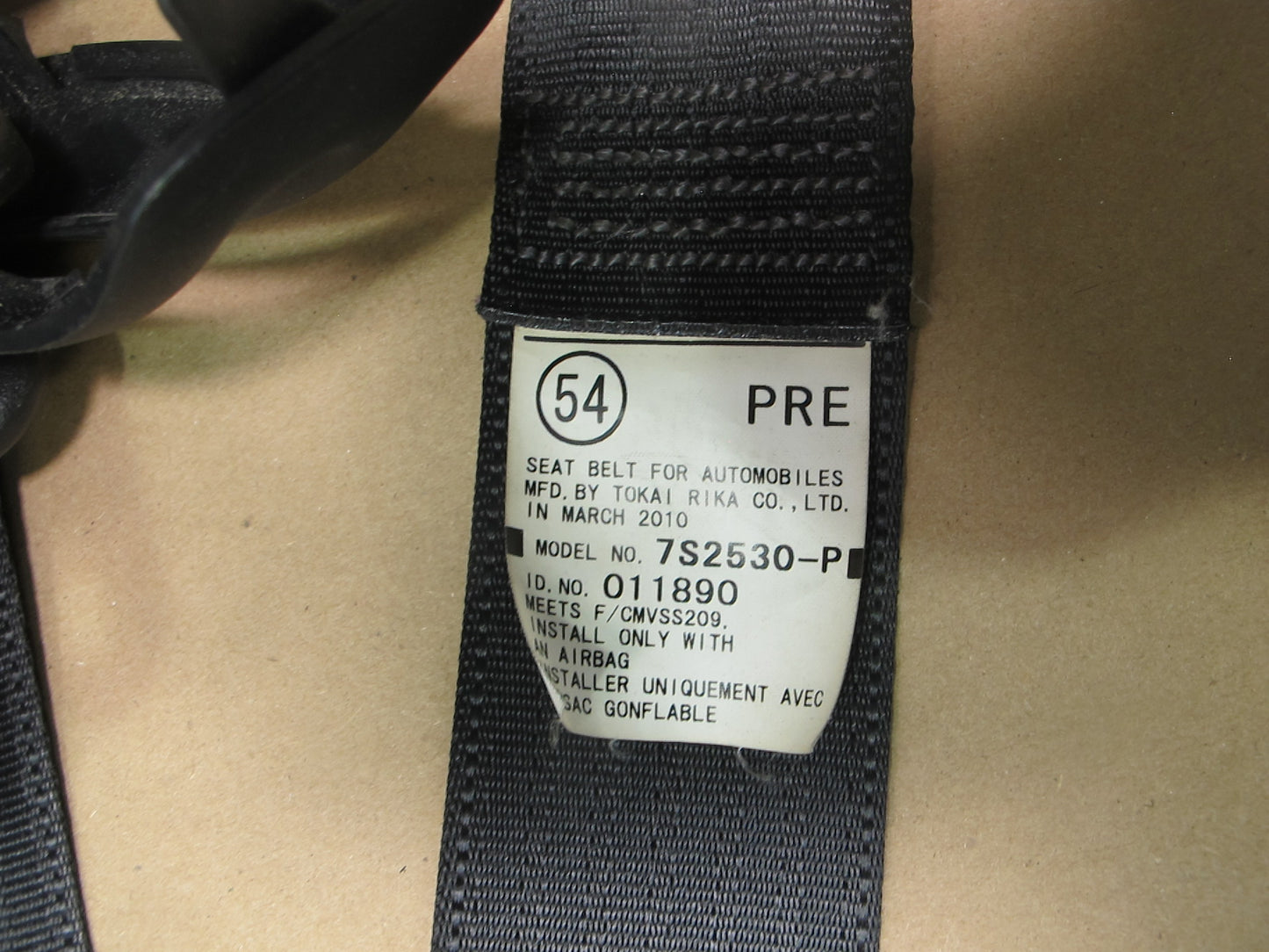 10-15 LEXUS IS250 IS350 CONVERTIBLE FRONT RIGHT & LEFT SIDE SEATBELT RETRACTOR SET OEM