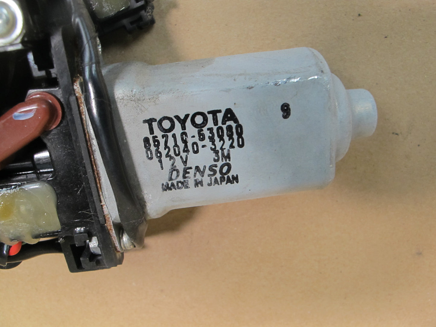 10-15 Lexus IS250 IS350 Convertible Rear Right Window Regulator w Motor OEM