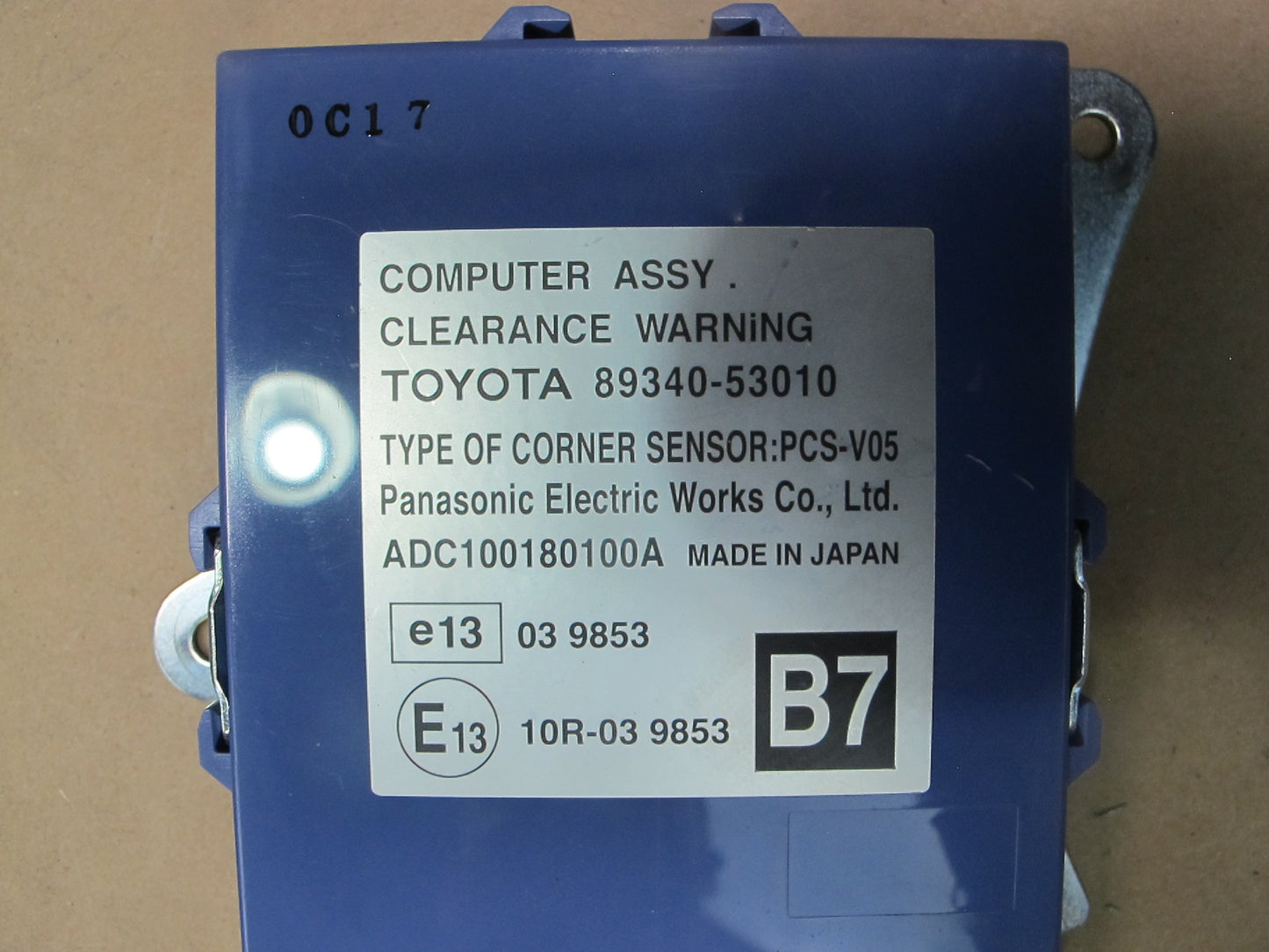 10-11 Lexus IS250 IS350 PDC Parking Clearance Warning Control Module Unit OEM