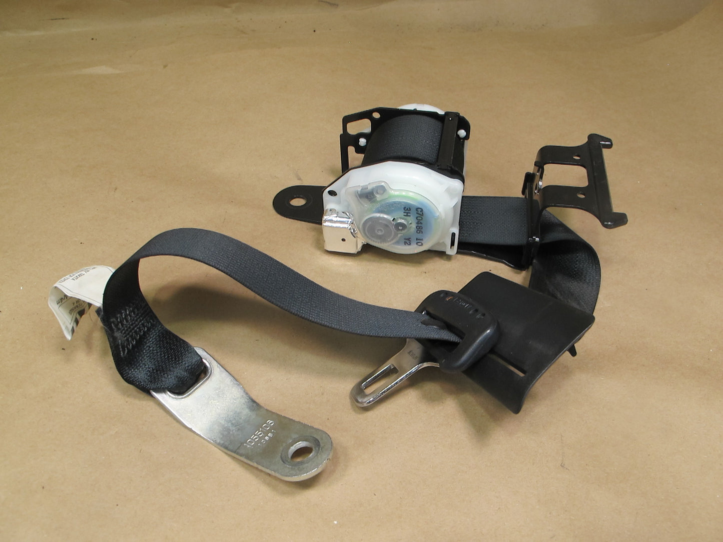 10-15 LEXUS IS250 IS350 CONVERTIBLE REAR RIGHT & LEFT SIDE SEATBELT RETRACTOR SET OEM