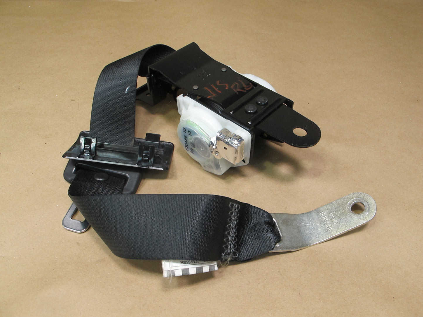 10-15 LEXUS IS250 IS350 CONVERTIBLE REAR RIGHT & LEFT SIDE SEATBELT RETRACTOR SET OEM