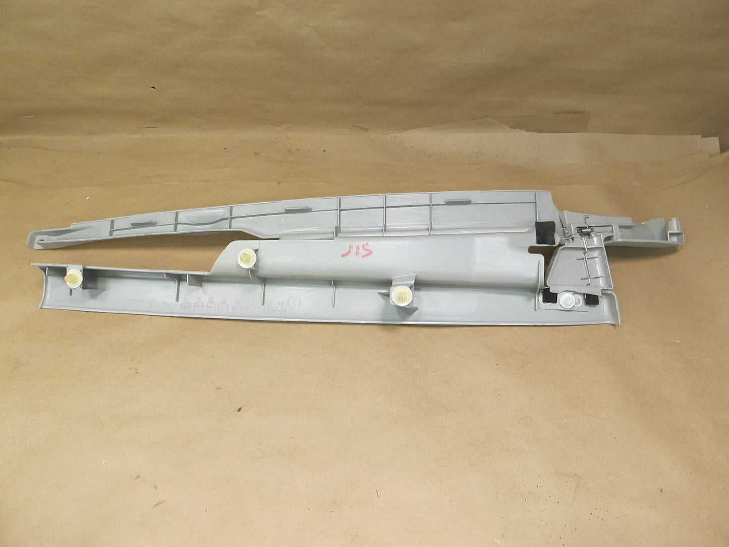 10-15 Lexus IS350 Convertible Rear Right & Left Roof Rail Trim Panel Set OEM