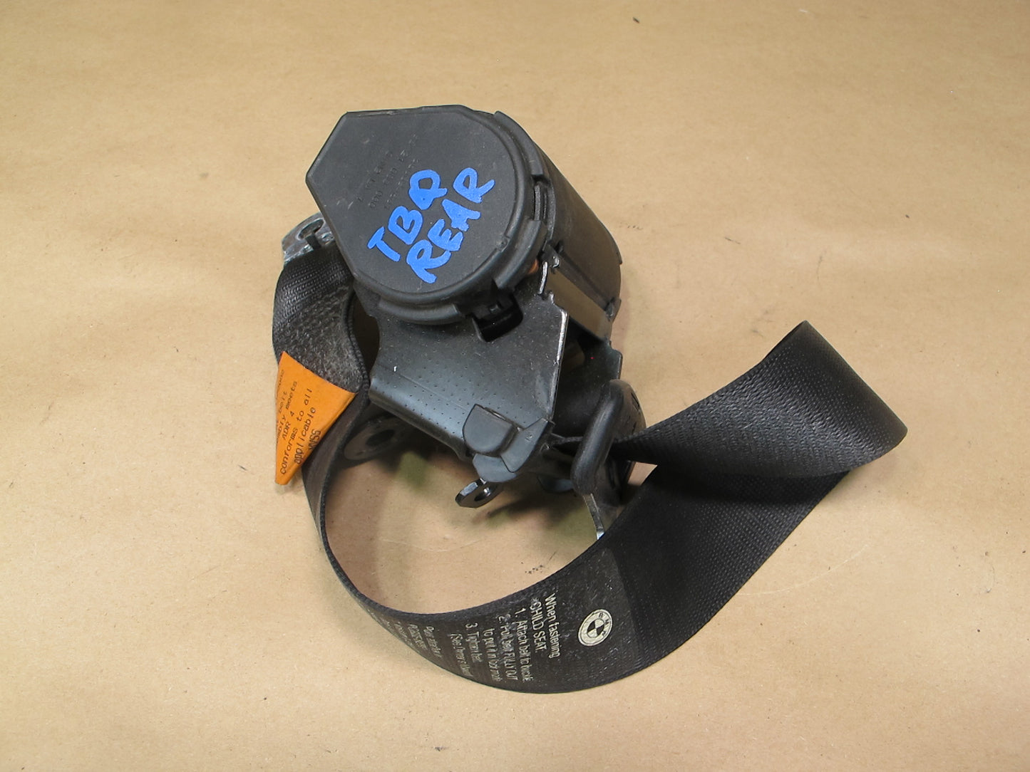 01-06 BMW E46 CONVERTIBLE REAR RIGHT & LEFT SIDE SEATBELT RETRACTOR SET OEM