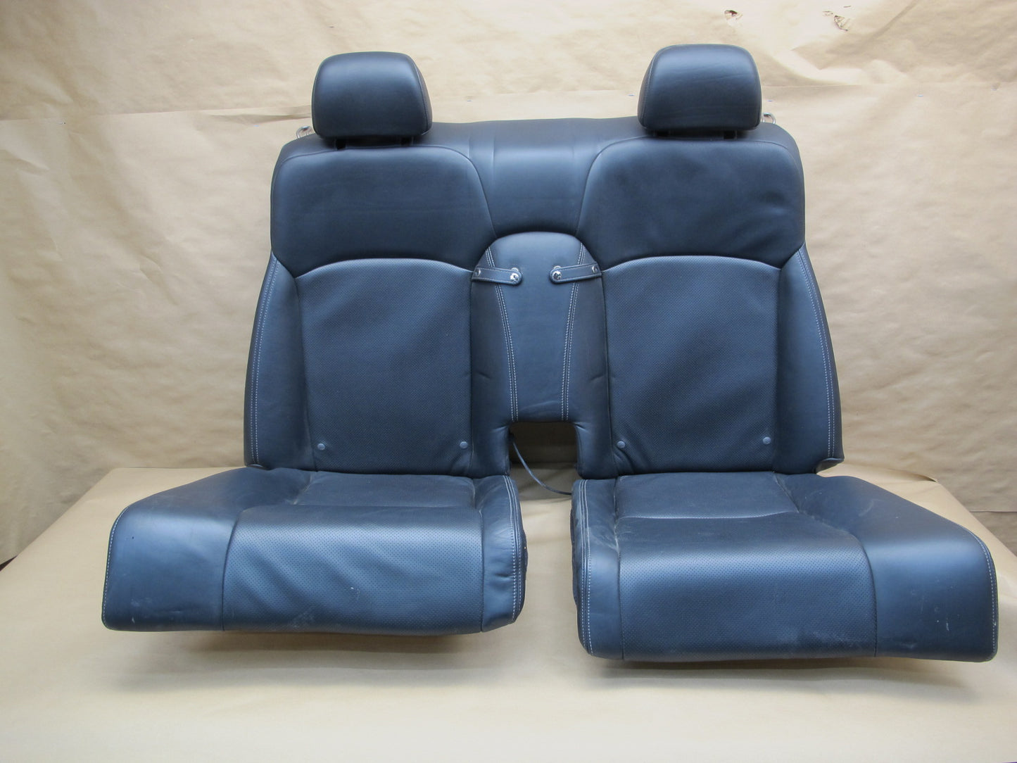 10-11 Lexus IS250 IS350 Convertible Front Rear Leather Vent Seat Black Set OEM