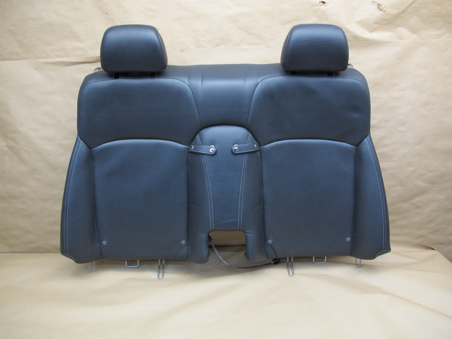 10-11 Lexus IS250 IS350 Convertible Front Rear Leather Vent Seat Black Set OEM