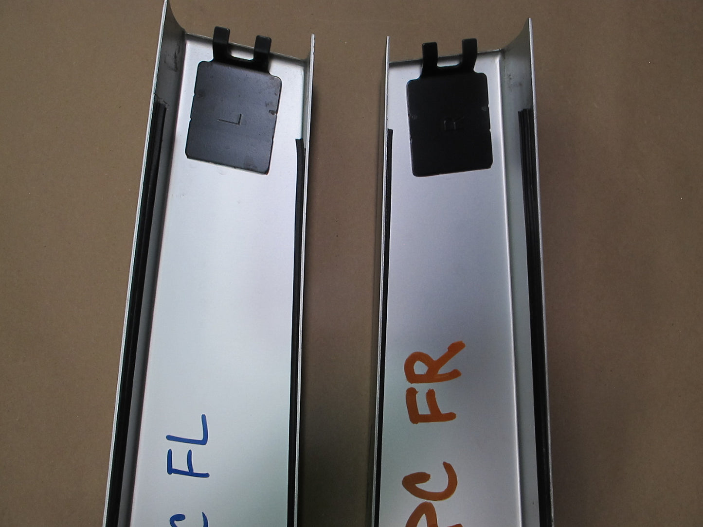 2003-2010 Porsche Cayenne 955 Left & Right B Pillar Trim Molding Set of 2