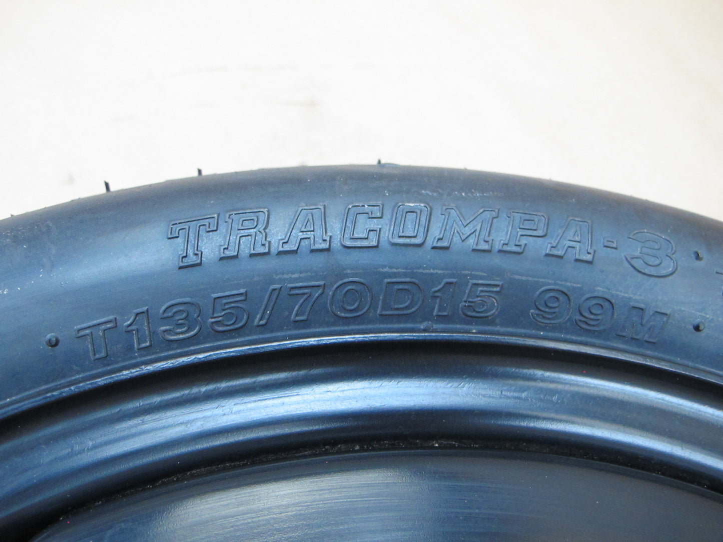 86-91 Mazda RX7 Spare 15" R15 Tire Wheel 15x4T 135/70 OEM