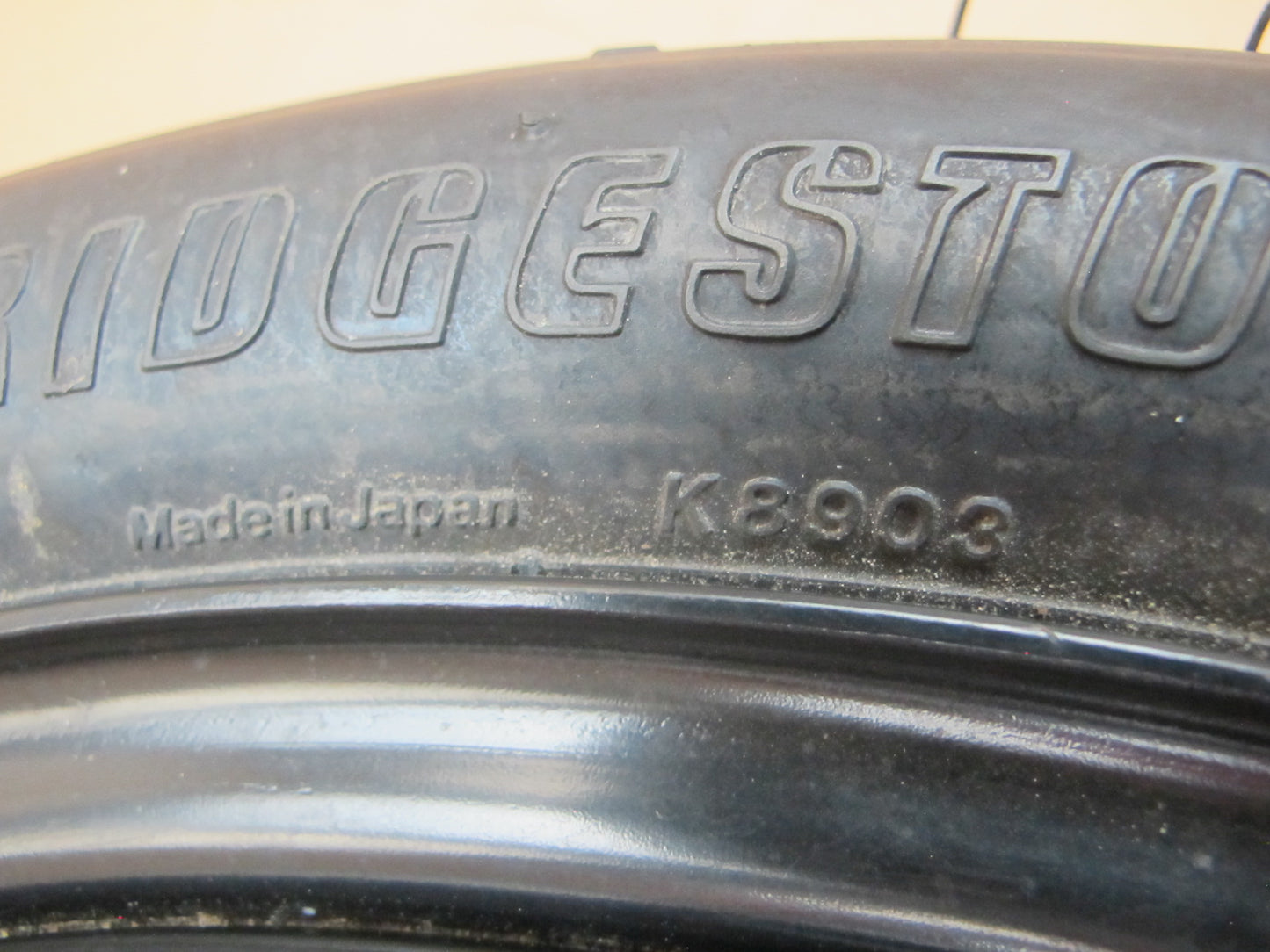 86-91 Mazda RX7 Spare 15" R15 Tire Wheel 15x4T 135/70 OEM