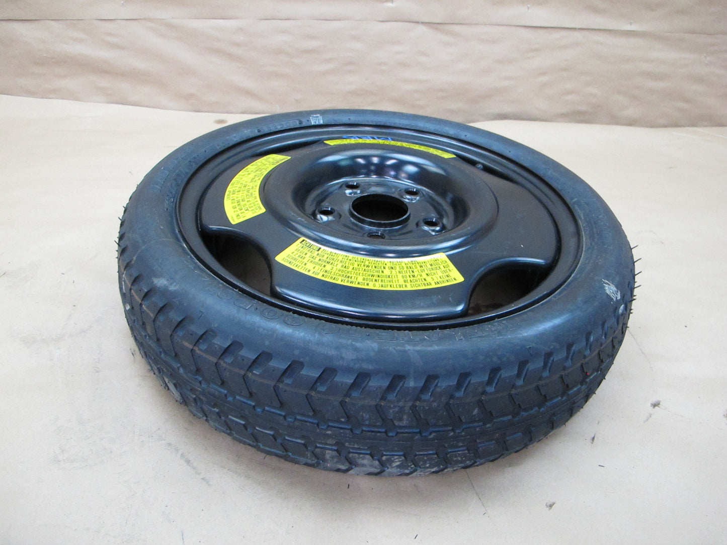 86-91 Mazda RX7 Spare 15" R15 Tire Wheel 15x4T 135/70 OEM