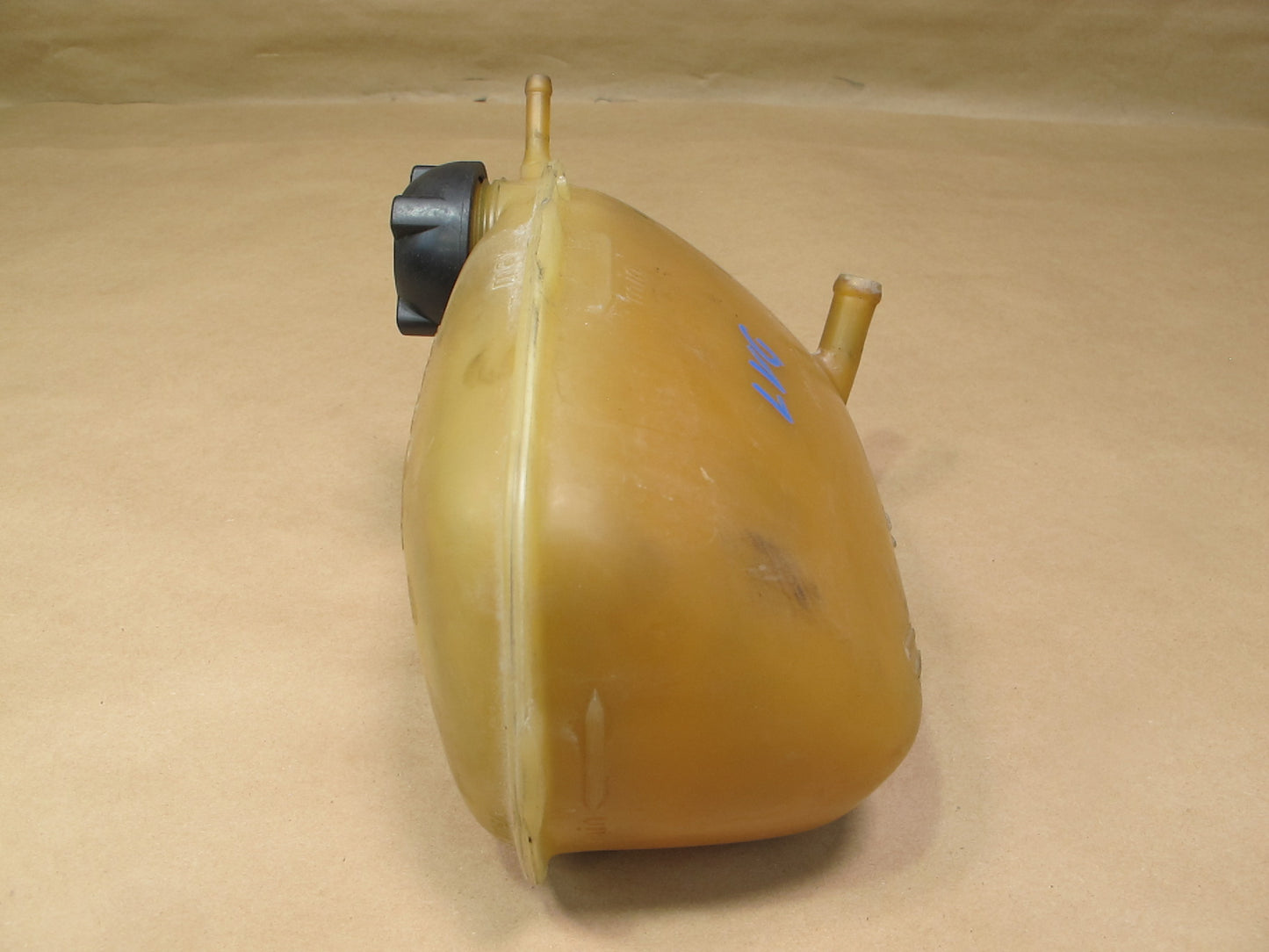 85-89 Volkswagen VW Cabriolet Engine Coolant Reservoir w Cap 191121407 OEM