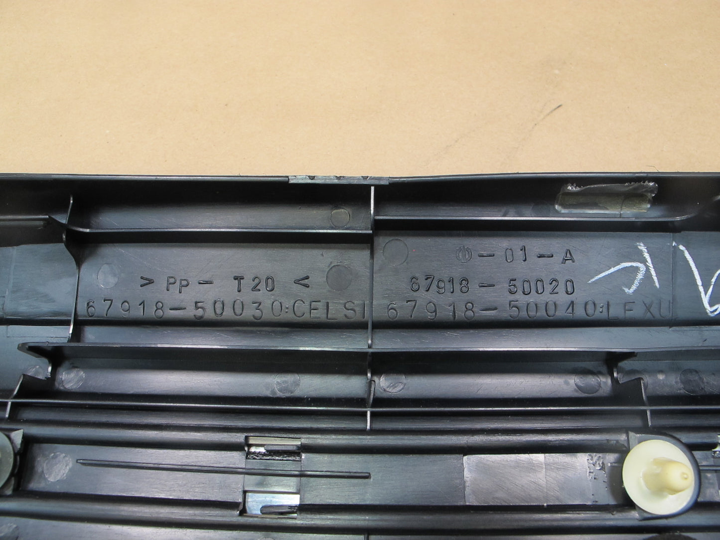95-00 Lexus UCF20L LS400 Set of 2 Rear Door Step Sill Trim Cover OEM