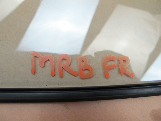 88-91 Mazda FC3S RX7 Convertible Front Right Door Vent Glass Window OEM