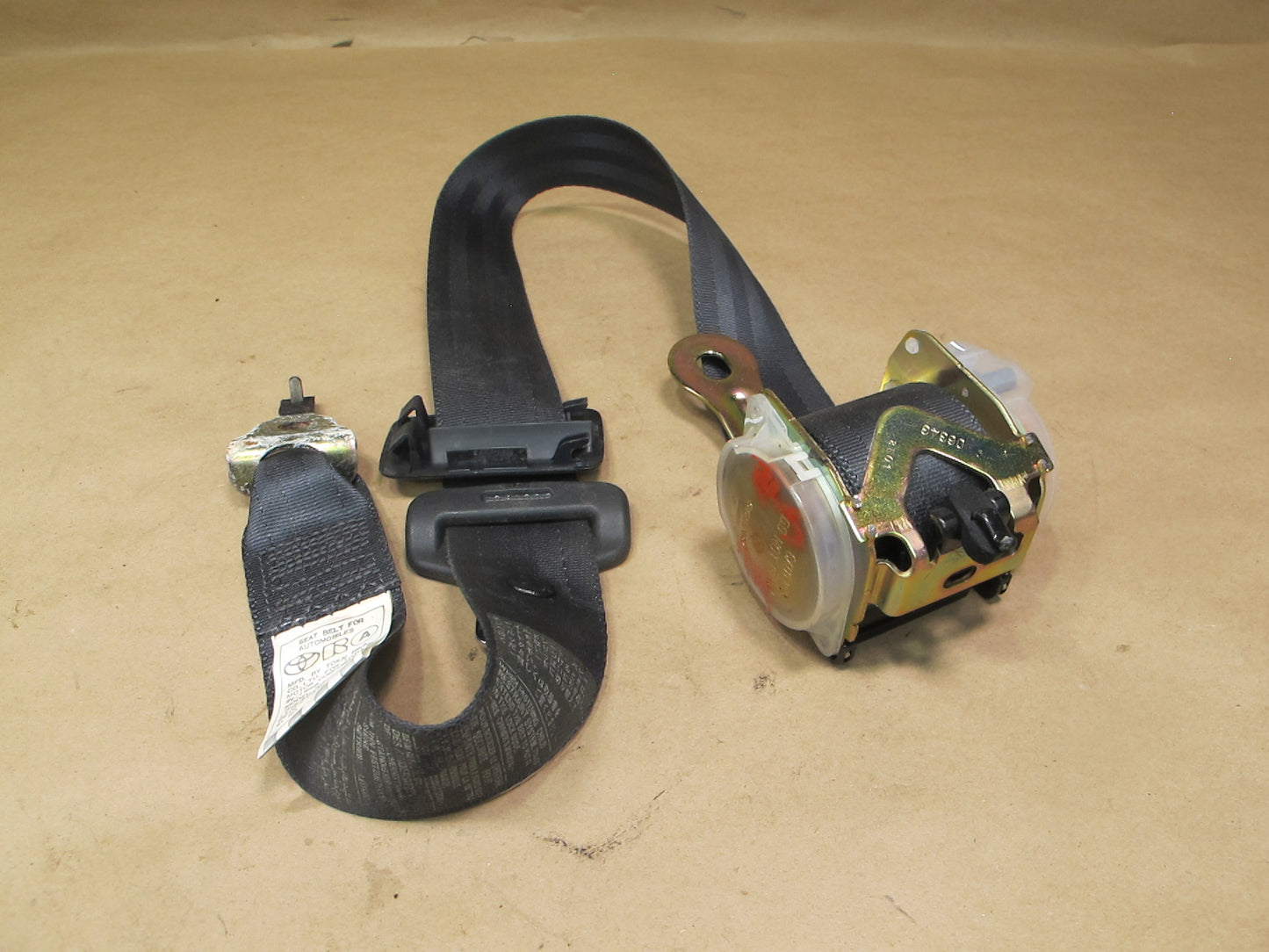 98-00 LEXUS LS400 REAR RIGHT CENTER LEFT SIDE SEATBELT RETRACTOR SET OEM