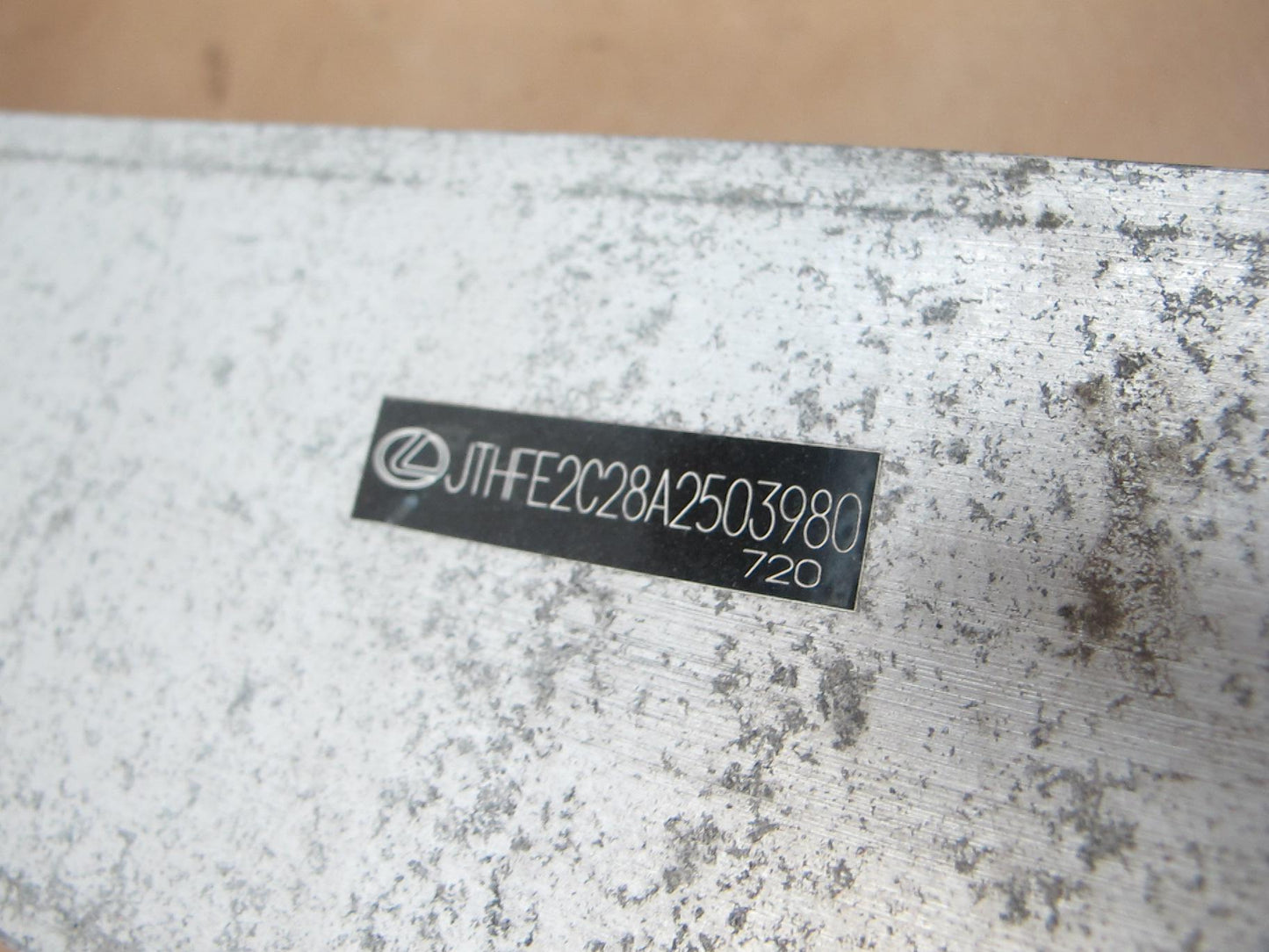 10-13 Lexus IS250 IS350 Rear Bumper Impact Reinforcement Bar OEM