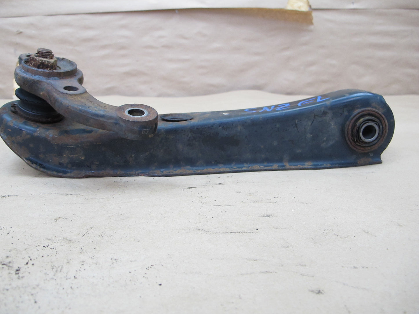 84-86 Nissan Z31 300ZX 2+0 Front Left Lower Control Arm & Torsion Bar Set OEM