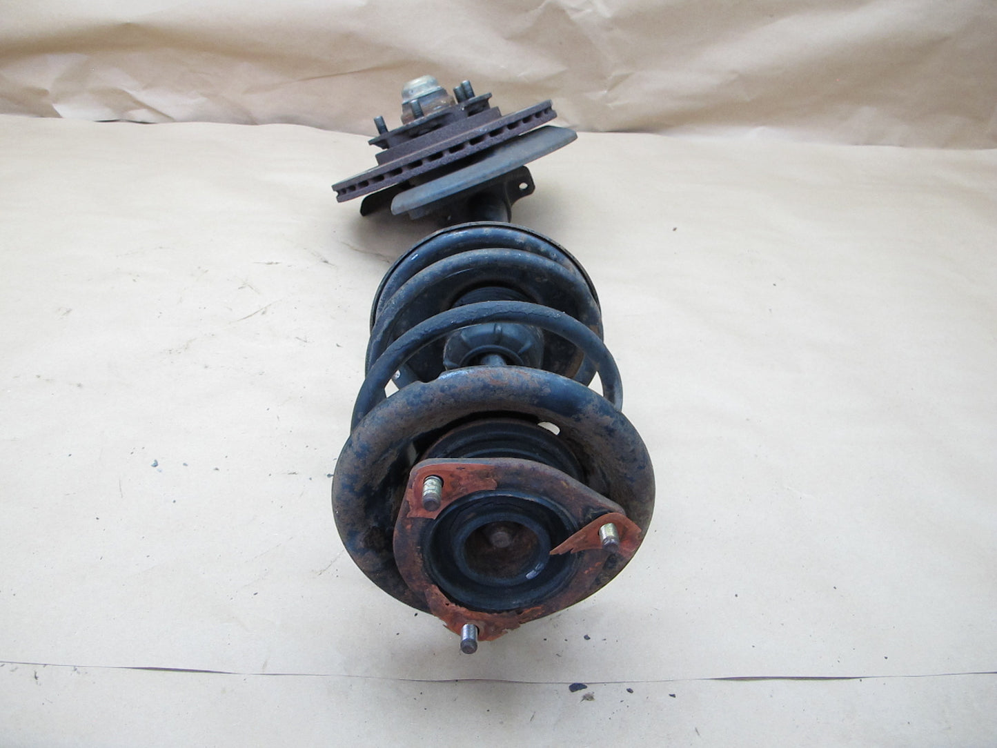 84-86 Nissan Z31 300ZX Front Right Spindle Knuckle Wheel Hub Strut Rotor OEM