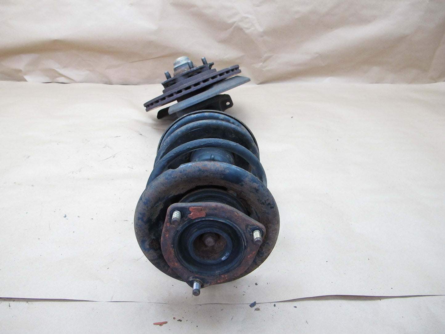 84-86 Nissan Z31 300ZX Front Right Spindle Knuckle Wheel Hub Strut Rotor OEM