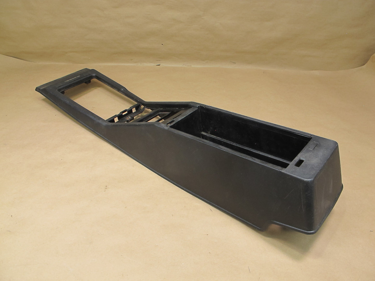 84-86 Nissan Z31 300ZX 2+0 Center Console Trim Cover Panel Black OEM