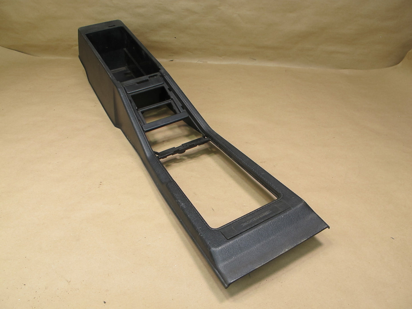 84-86 Nissan Z31 300ZX 2+0 Center Console Trim Cover Panel Black OEM