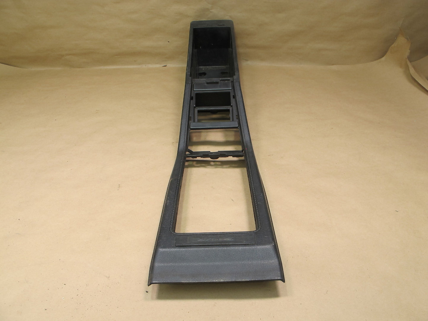 84-86 Nissan Z31 300ZX 2+0 Center Console Trim Cover Panel Black OEM