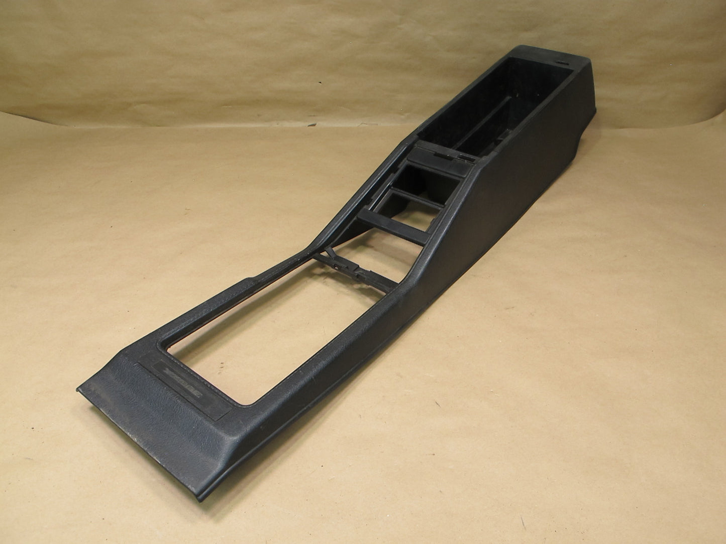 84-86 Nissan Z31 300ZX 2+0 Center Console Trim Cover Panel Black OEM