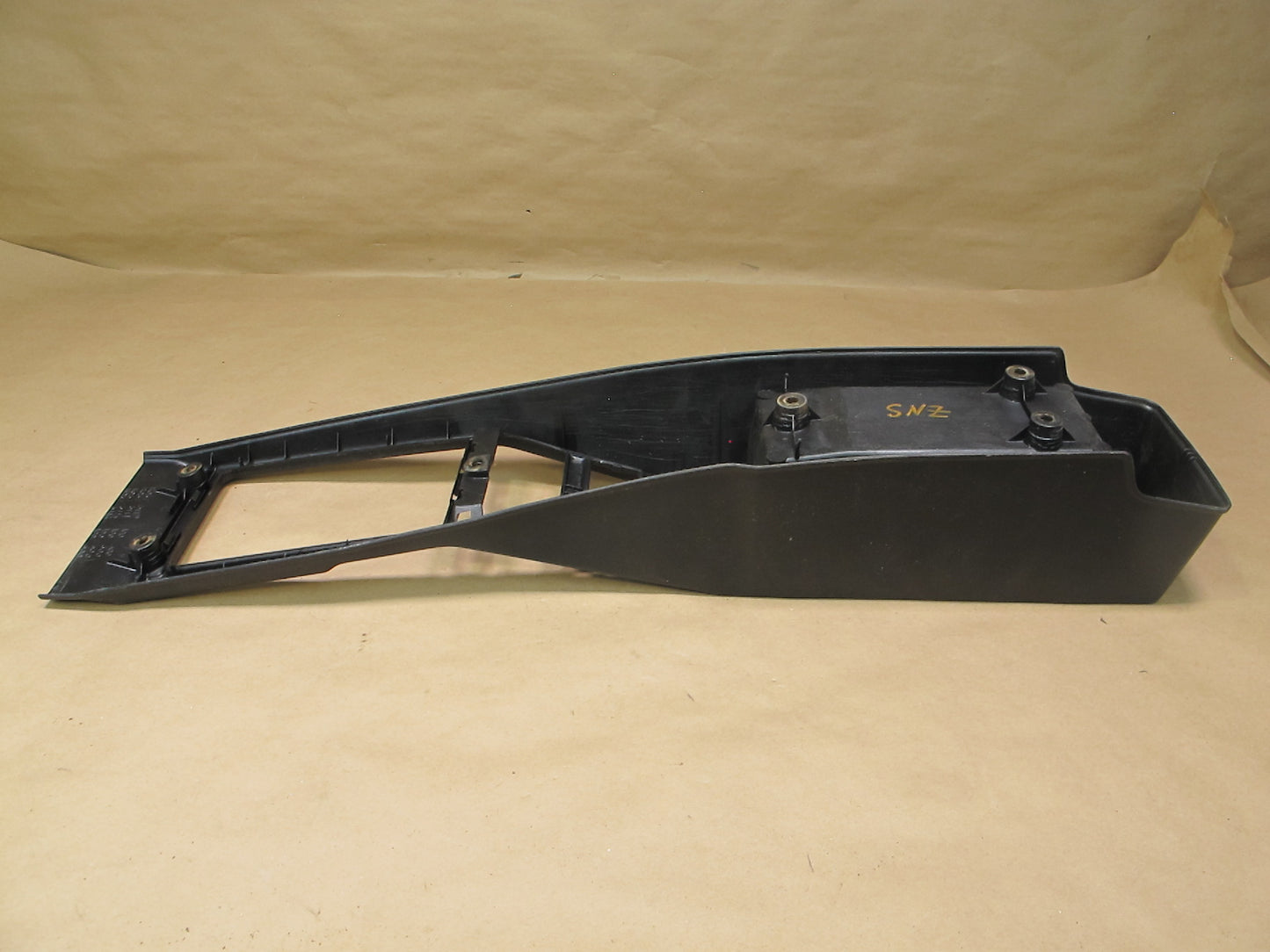 84-86 Nissan Z31 300ZX 2+0 Center Console Trim Cover Panel Black OEM