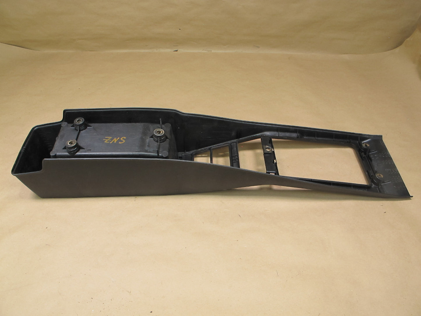 84-86 Nissan Z31 300ZX 2+0 Center Console Trim Cover Panel Black OEM