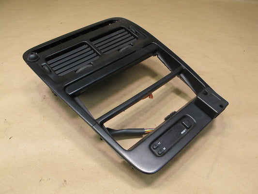 92-96 Nissan Z32 300ZX Dash Center Radio Trim Panel w Clock & Air Vent OEM