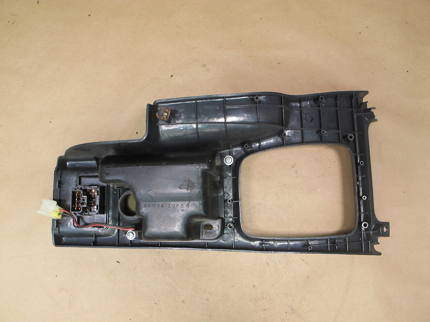 90-96 Nissan Z32 300ZX Center Console Shifter Storage Trim Cover Panel OEM