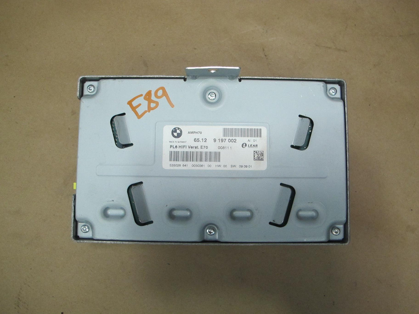 09-16 BMW E89 Z4 AM FM Radio Tuner Hi-fi System Amp Amplifier 65129197002 OEM