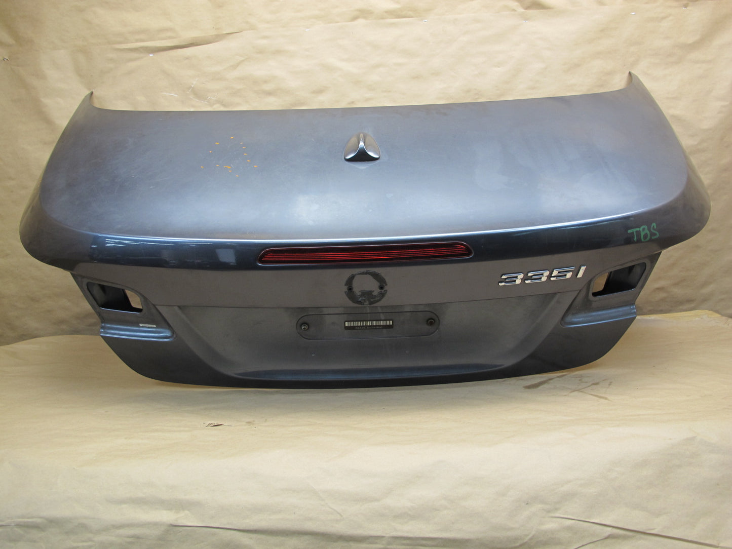07-09 BMW E93 Convertible Rear Trunk Lid Shell Cover Panel OEM