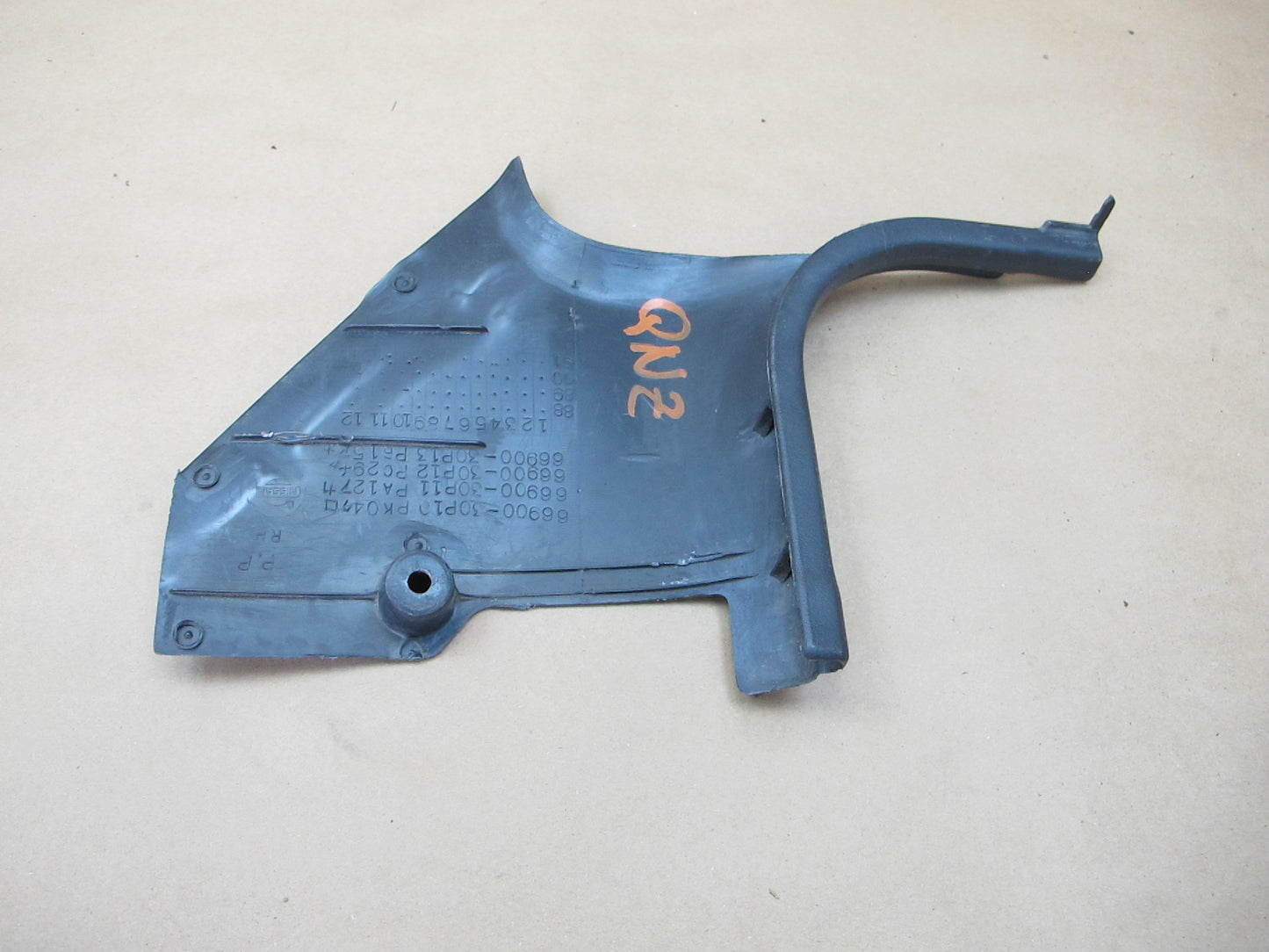 90-96 Nissan Z32 300ZX Front Right Kick Trim Cover Panel 66900-30P10 OEM