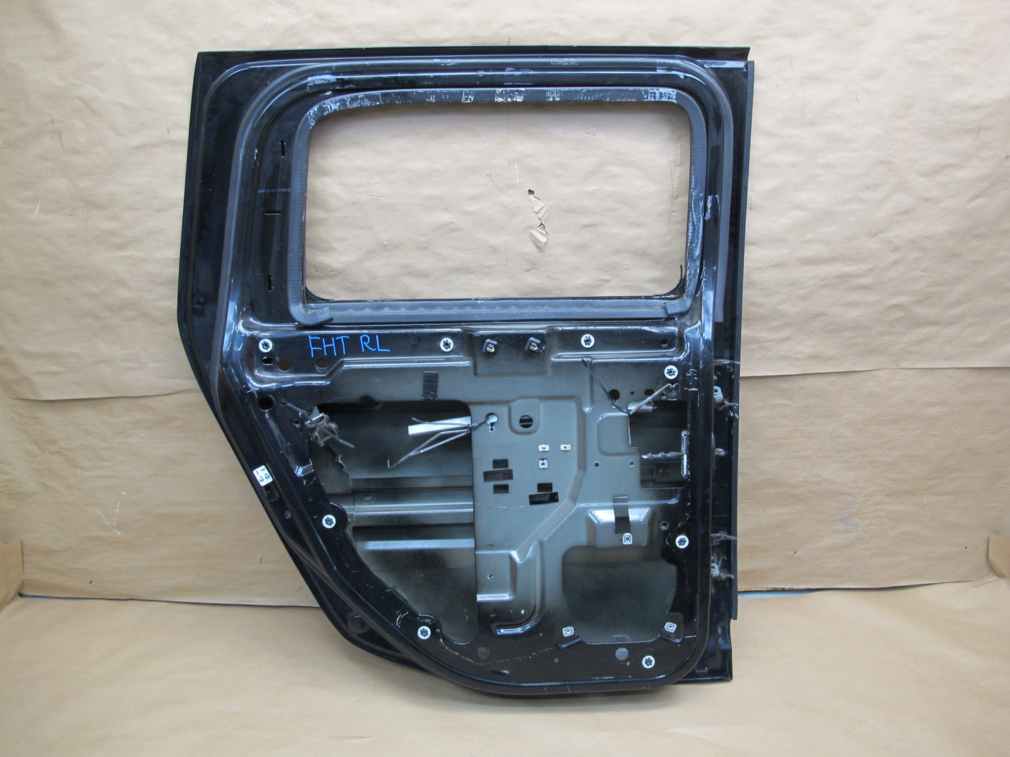 2003-2009 Hummer H2 Rear Left Door Shell Panel Black