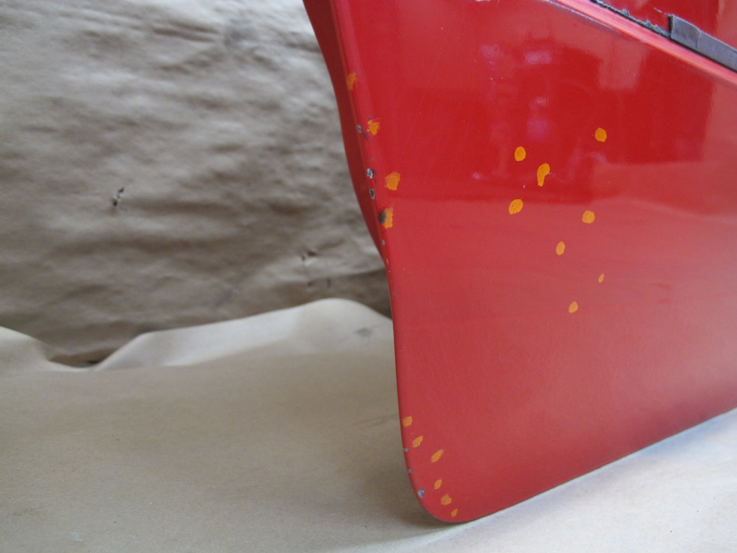89-91 Mazda RX7 Convertible Right Passenger Door Shell Panel RED OEM
