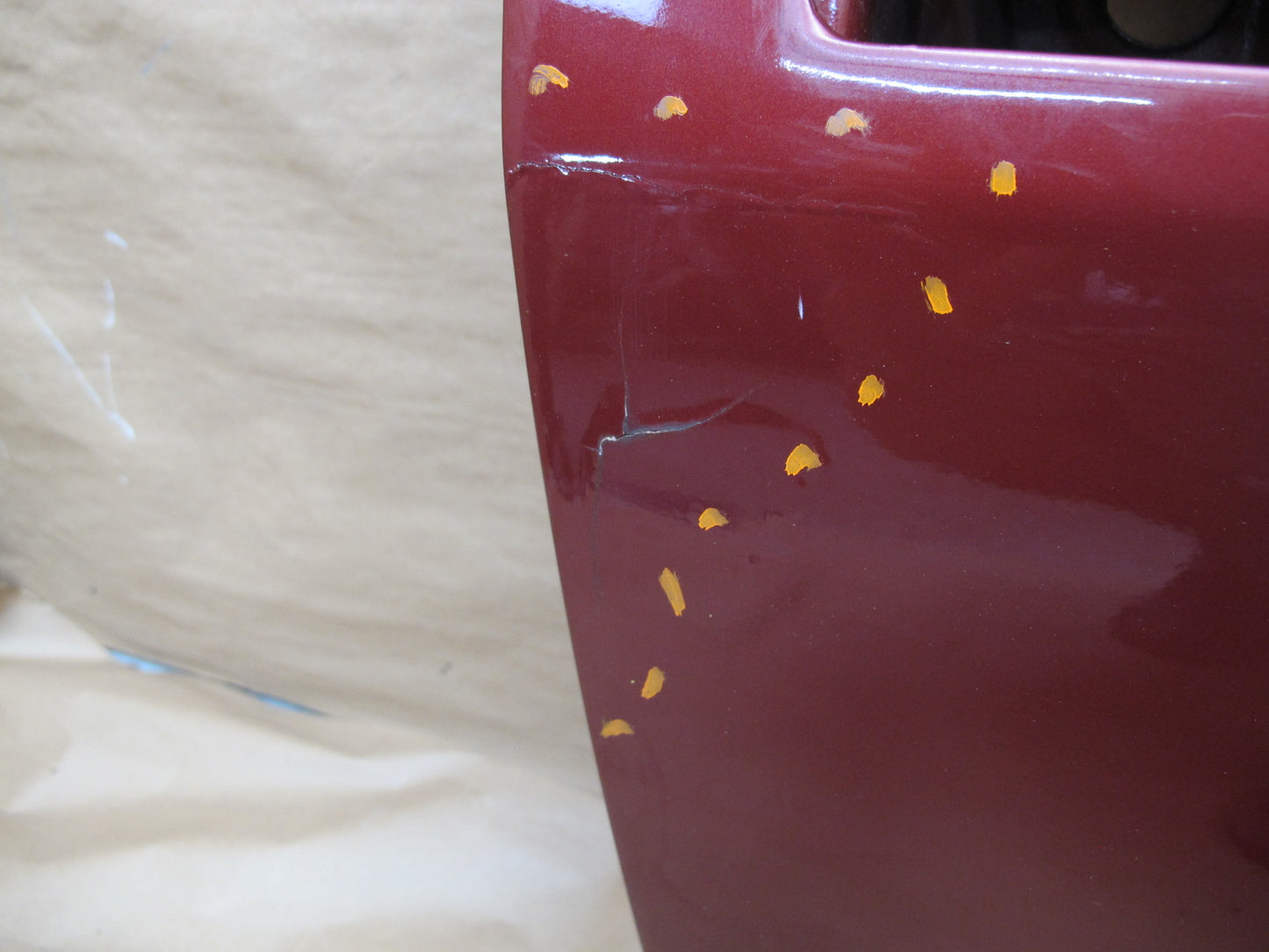 79-83 Datsun Nissan 280ZX S130 2+0 Right Pass Door Shell Panel Burgundy OEM