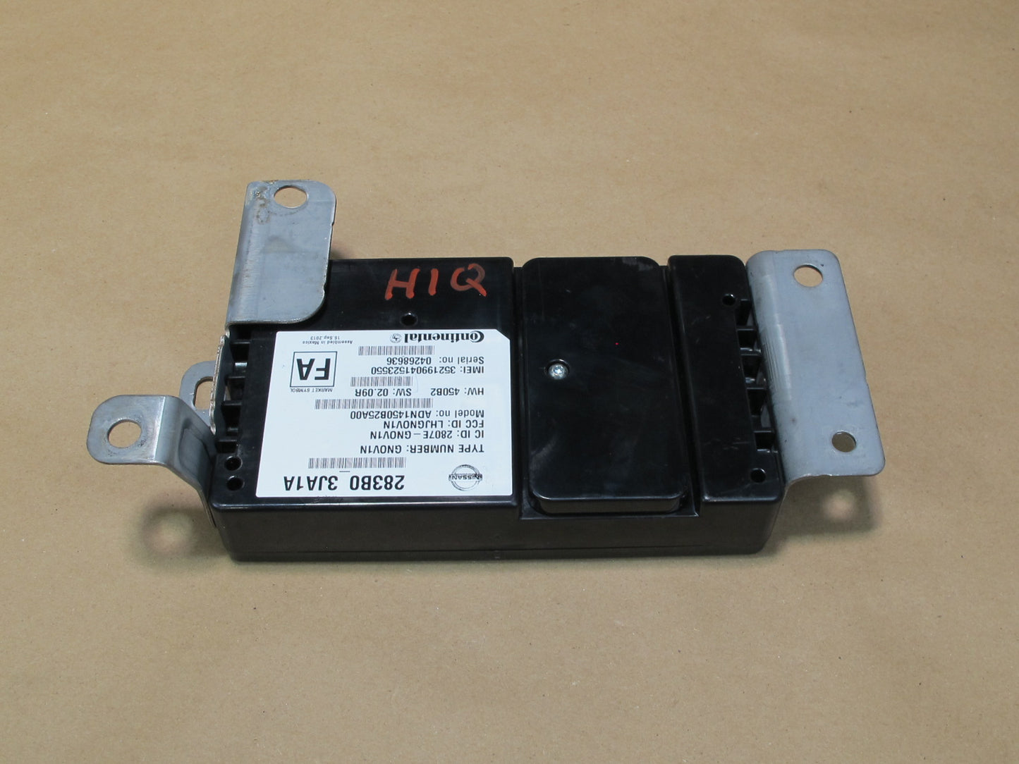2013-2017 Infiniti JX35 QX60 Telematics Communication Control Module 283B03JA1A