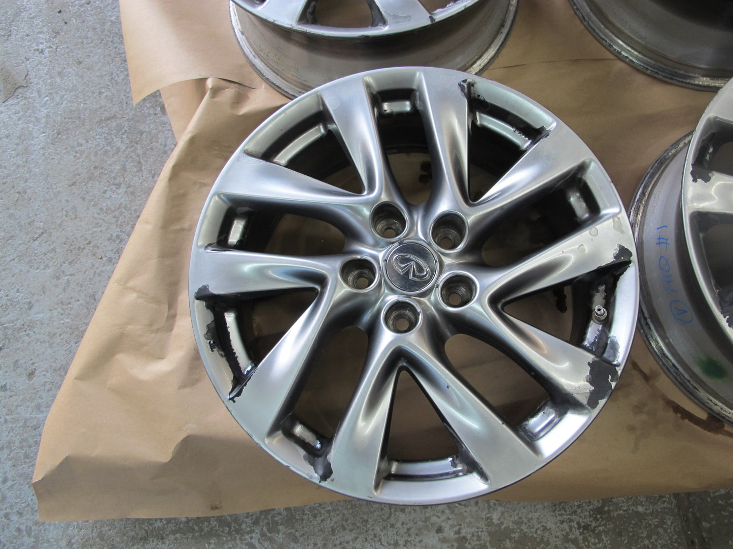 2013-2016 Infiniti JX35 QX60 R18" Factory 10 Spoke Alloy Wheel Rim 18X7.5J Set