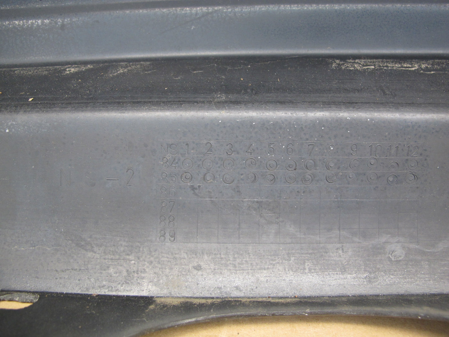 85-86 Nissan Z31 300ZX 2+0 NON Turbo Rear Bumper Cover OEM