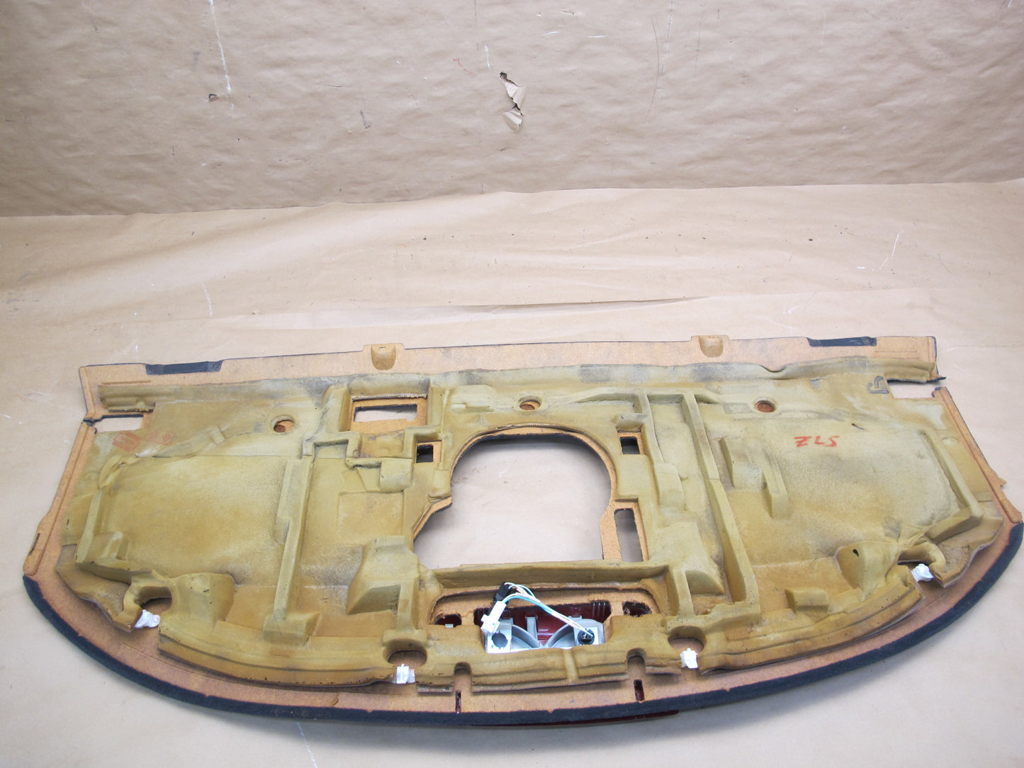 95-00 Lexus UCF20L LS400 Rear Parcel Shelf Deck Trim Panel w Brake Light OEM